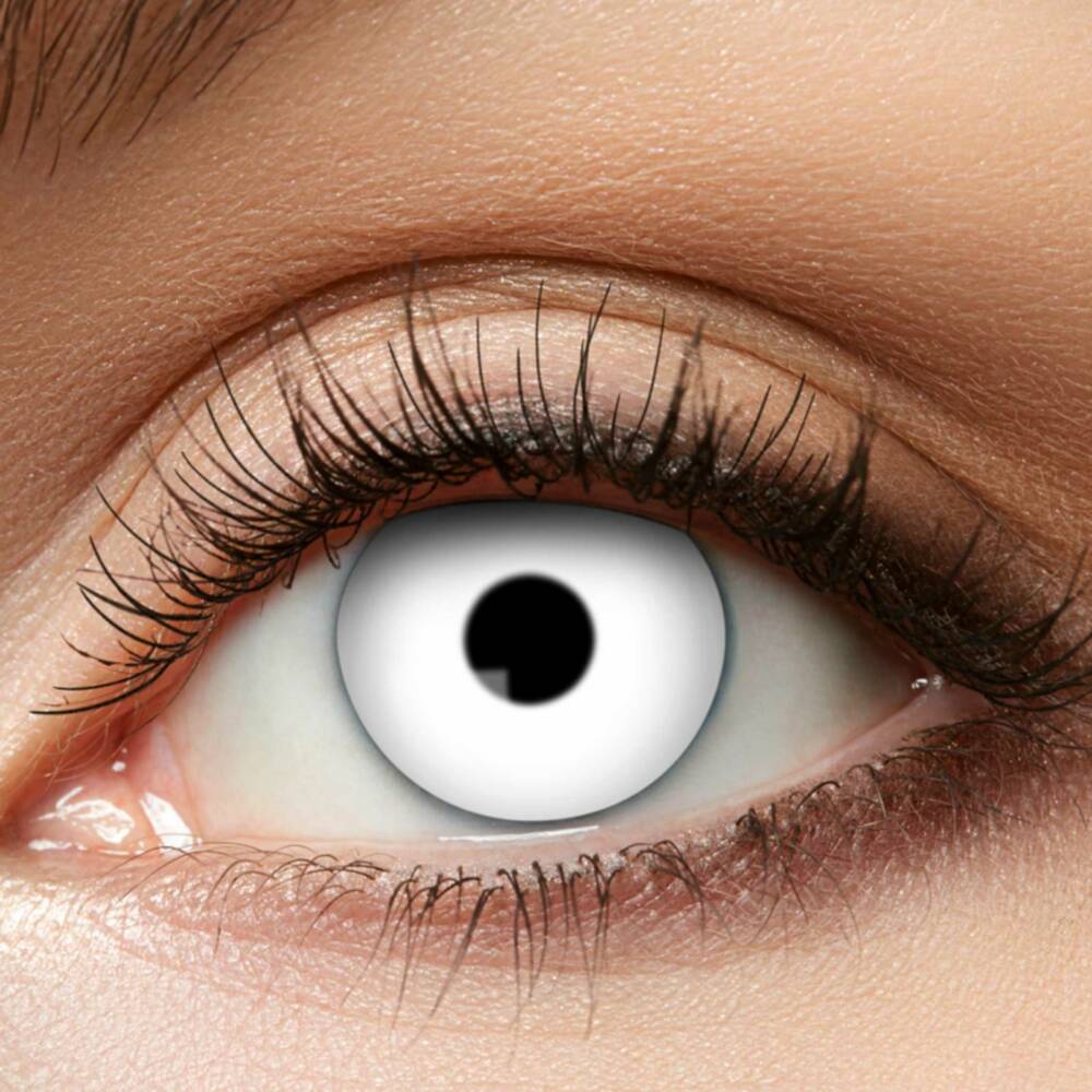 Eyecatcher Vegane Kontaktlinsen White Zombie
