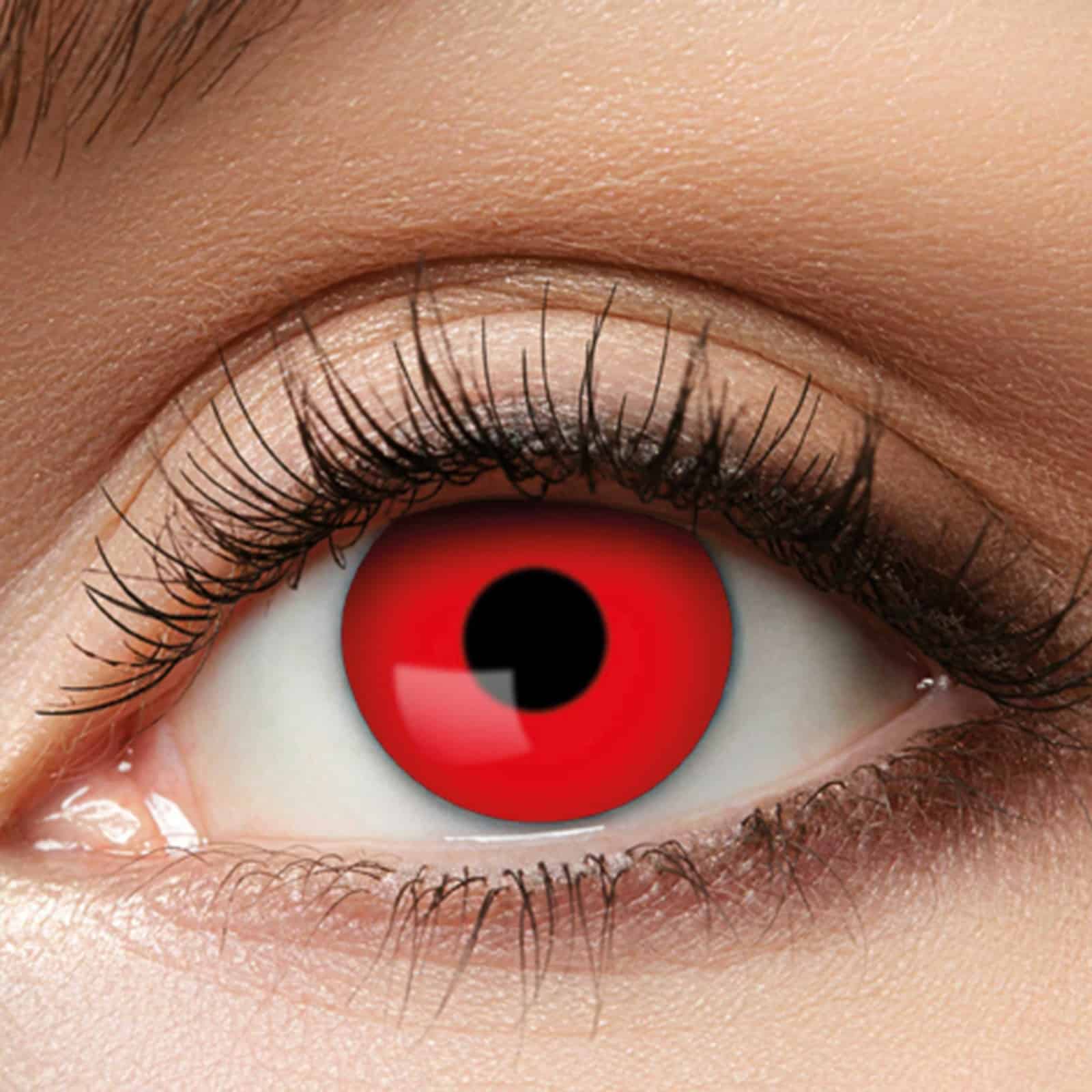 Eyecatcher Vegane Kontaktlinsen Red Devil
