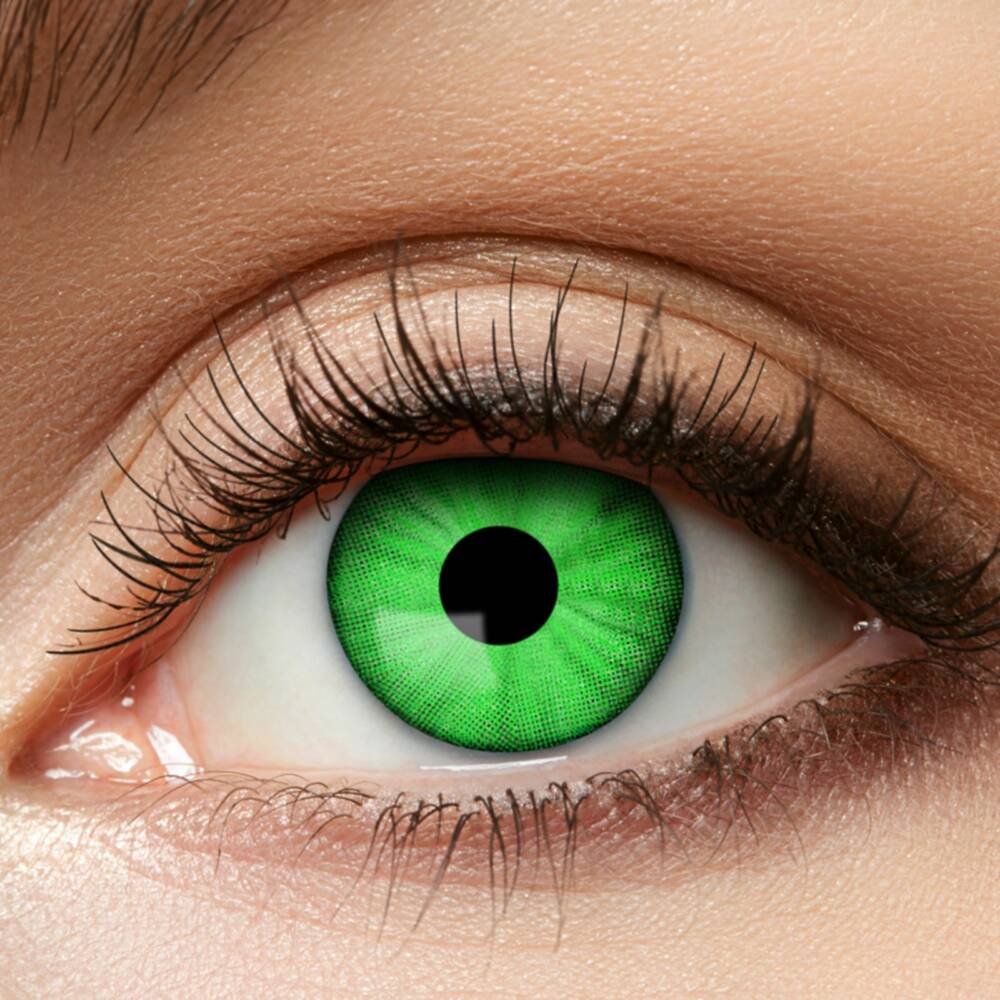 Eyecatcher Vegane Kontaktlinsen Electro Green