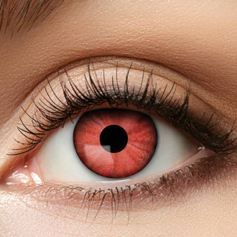 Eyecatcher Vegane Kontaktlinsen Electro Red