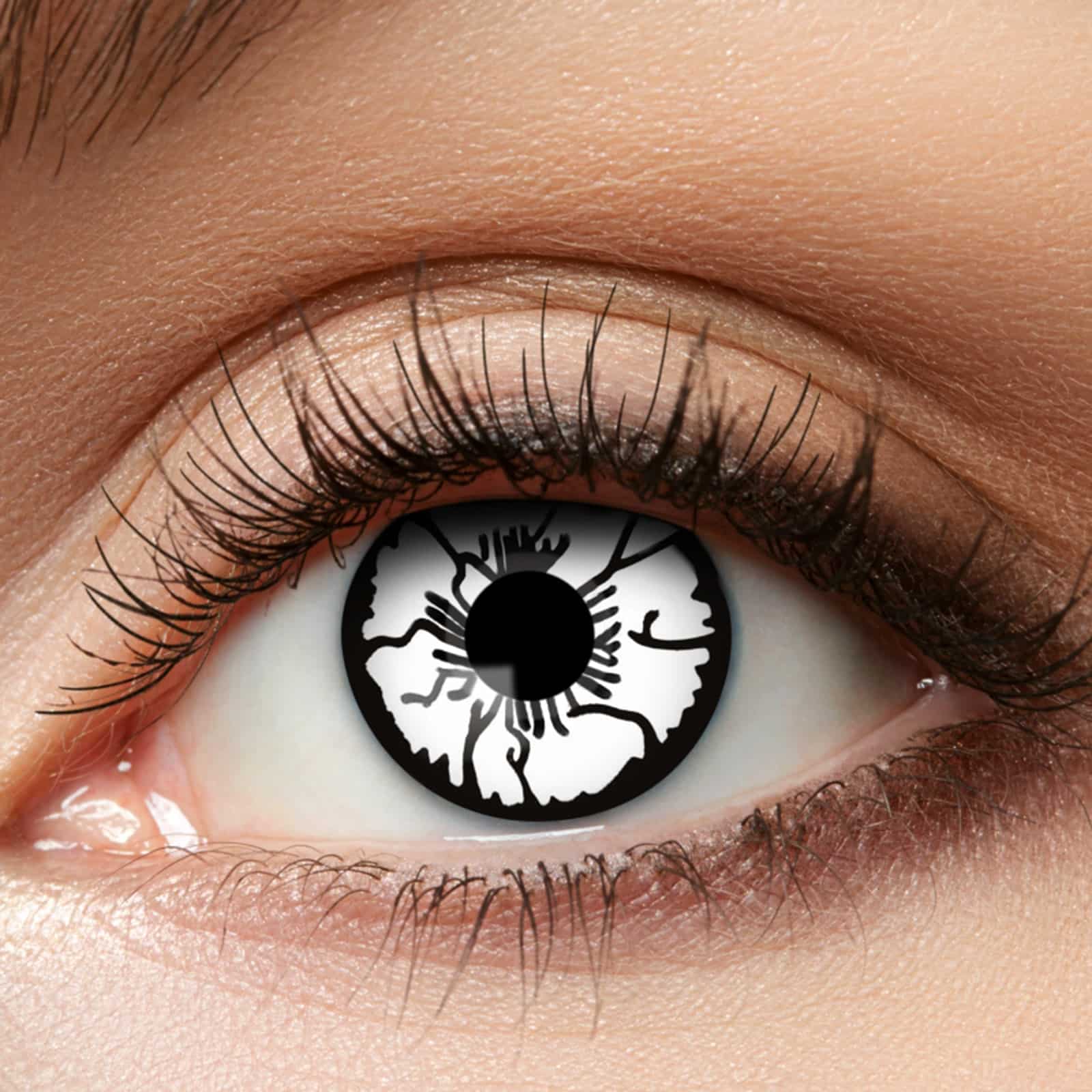Eyecatcher Vegane Kontaktlinsen Ghost