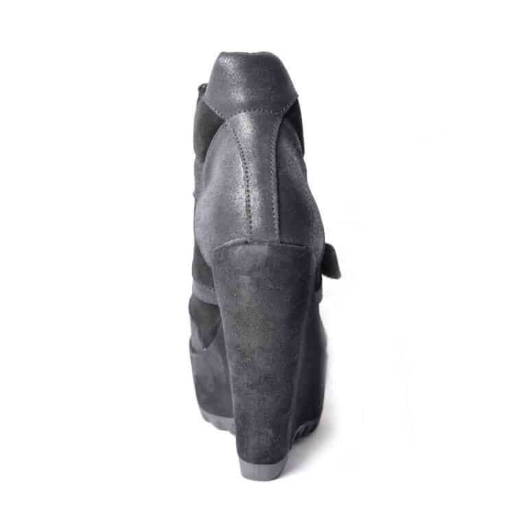Boots & Braces Plateauschuh Silver Skull – Bild 5