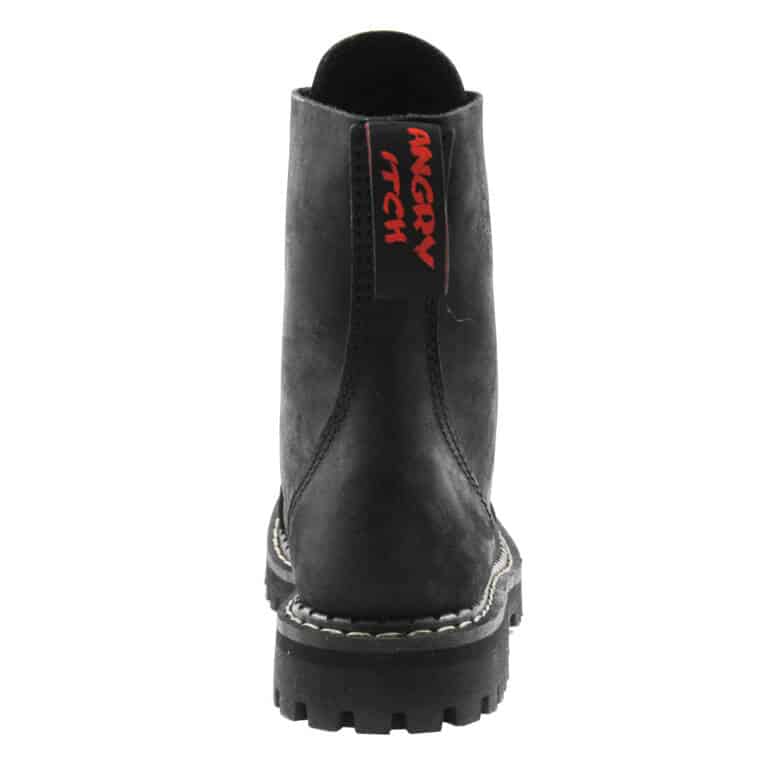 Angry Itch 8-Eye Gothic Punk Army Ranger Vintage Leather Boots – Bild 5
