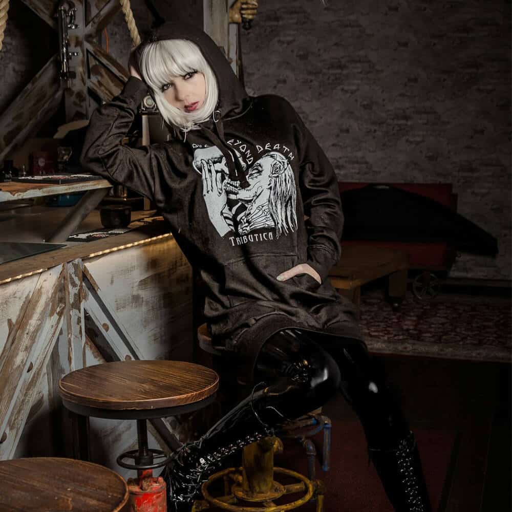 Tributica Hoody Kleid Love beyond Death – Bild 5