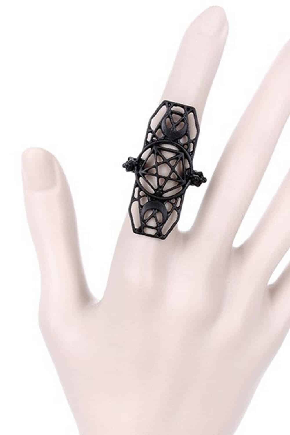 Restyle Ring Wicked Pentagram – Bild 2