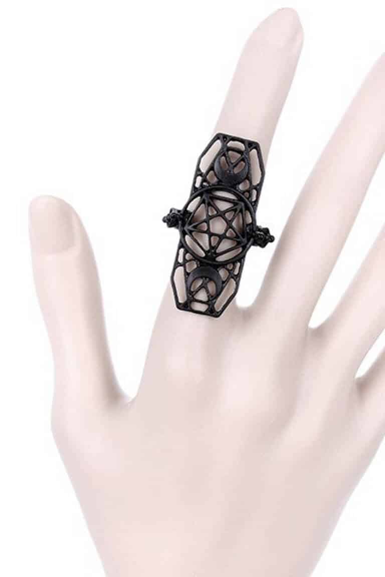 Restyle Ring Wicked Pentagram – Bild 2