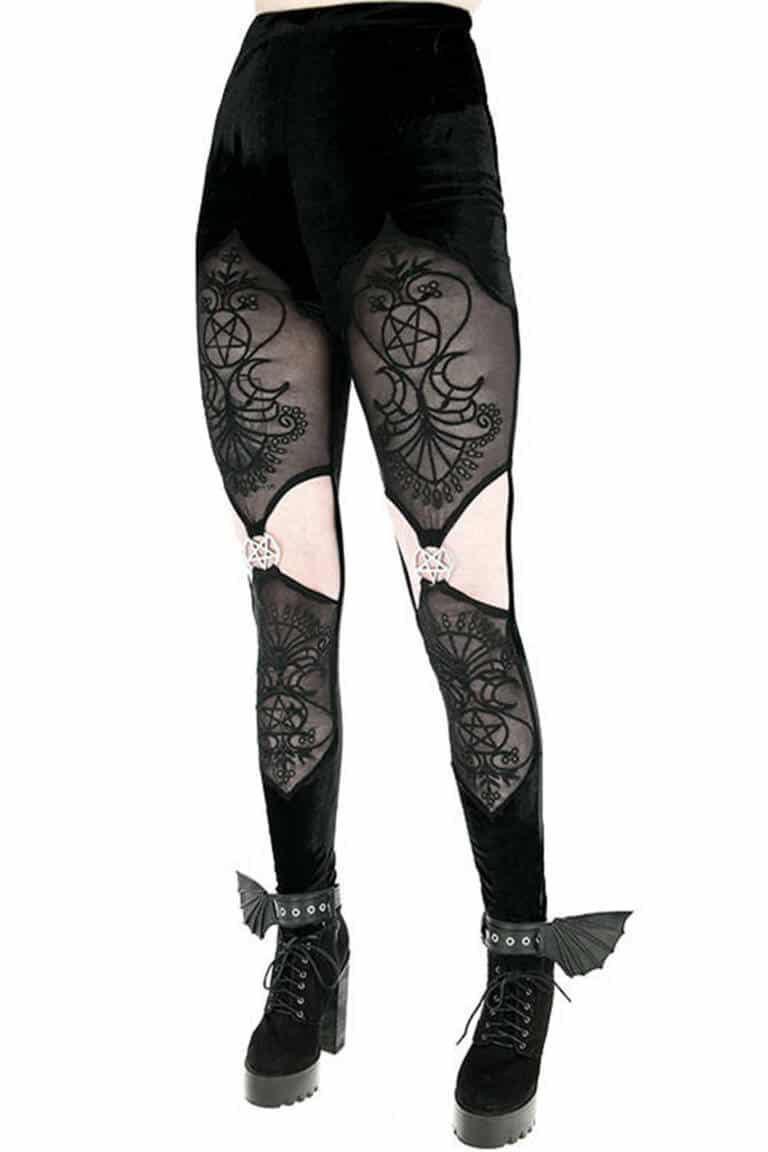 Restyle Legging Velvet Vesper – Bild 2