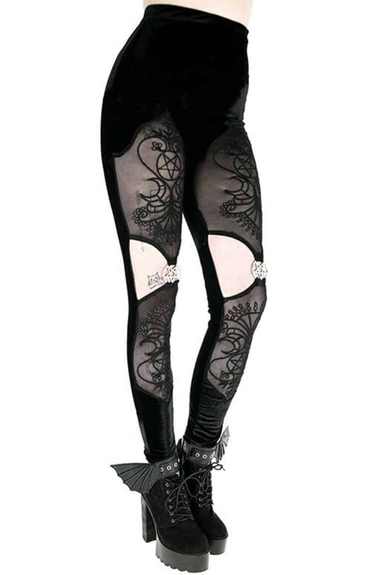 Restyle Legging Velvet Vesper – Bild 4