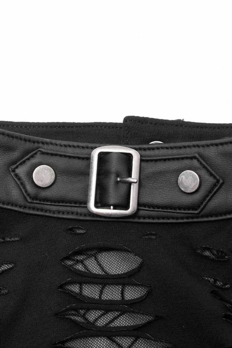 Punk Rave Dress Black Widow – Bild 9