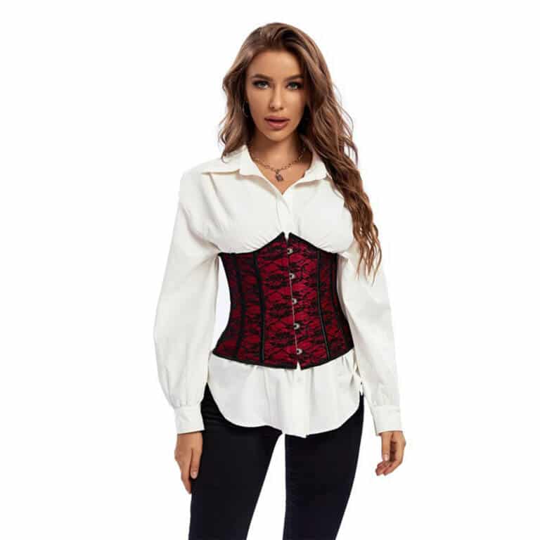 Moon Attic Corset Flowers of Red – Bild 2