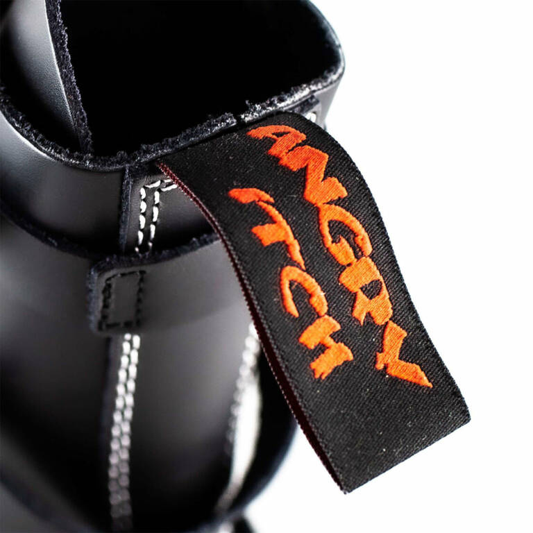 Angry Itch 10-Loch 3 Straps Gothic Punk Army Ranger Lederstiefel – Bild 7