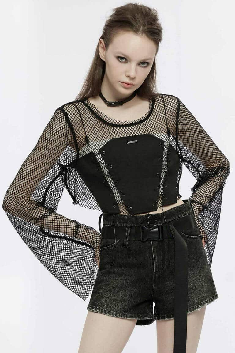 Punk Rave Top Pzychobitch – Bild 3