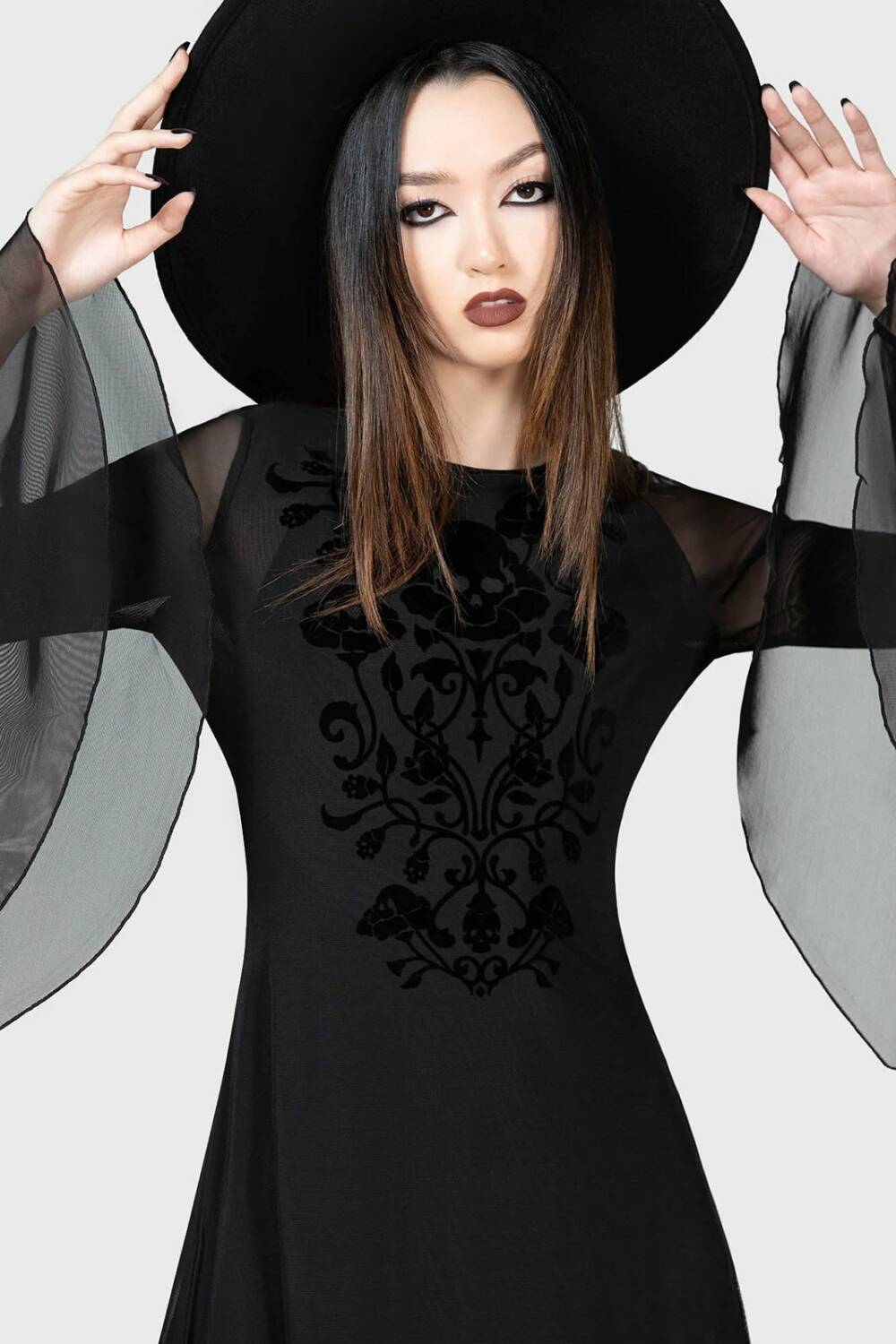 Killstar Kleid Elfin Heart Maxi – Bild 2
