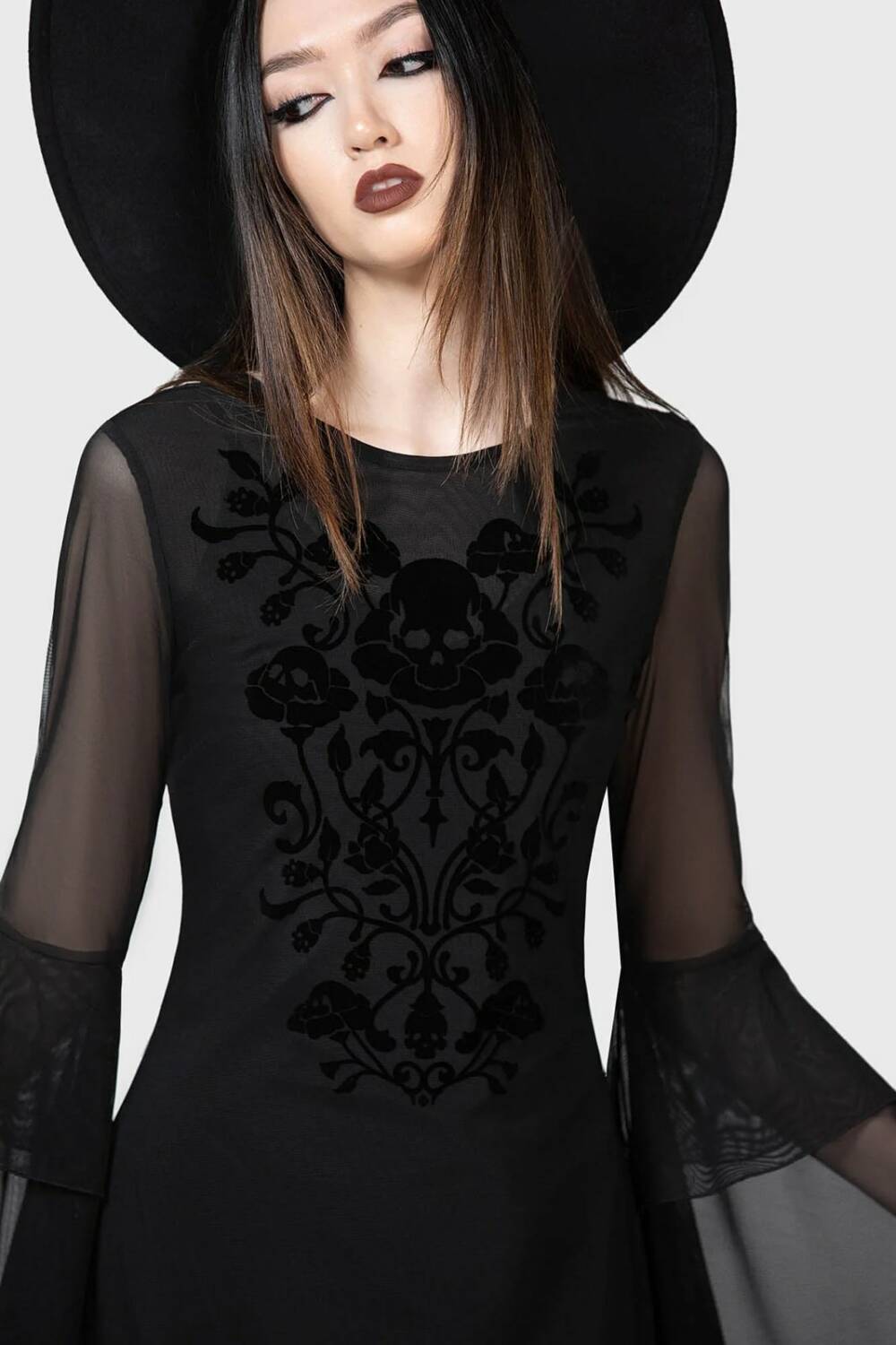 Killstar Kleid Elfin Heart Maxi – Bild 4