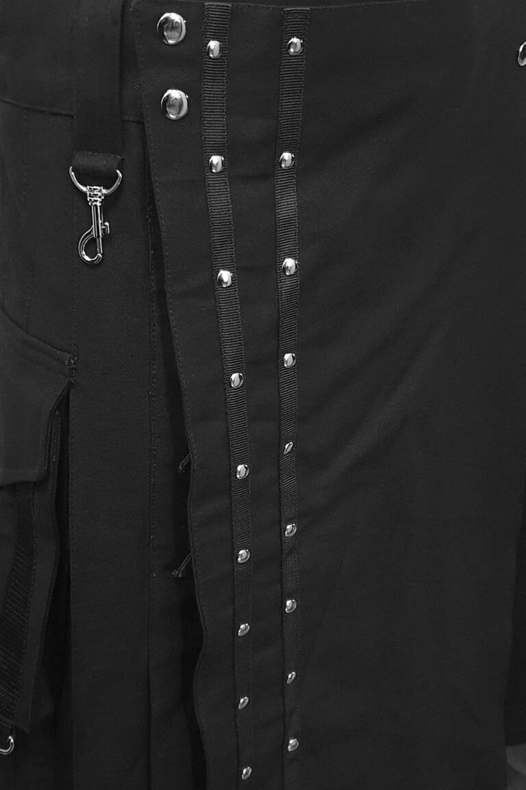 Hysteria Ink Kilt Black Denim - Image 3