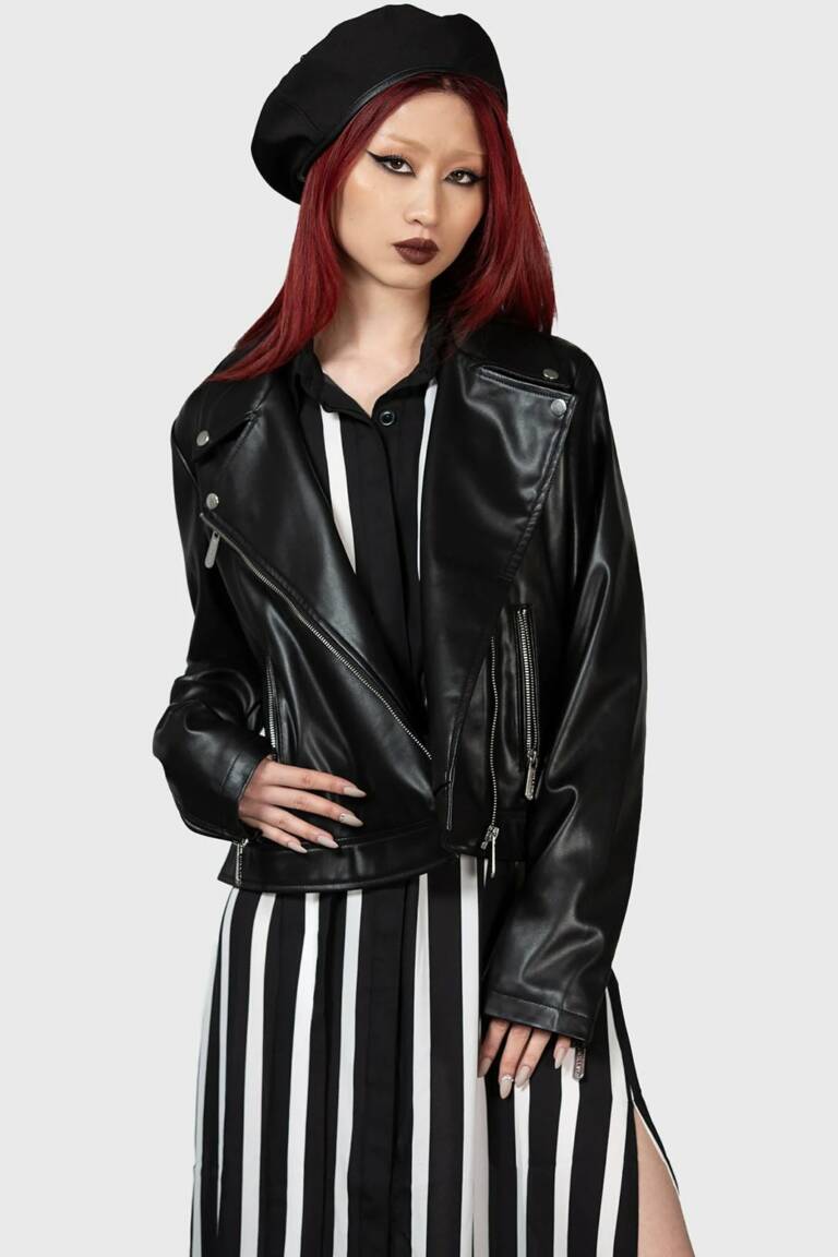 Killstar Biker Jacket Night Wrath – Bild 2