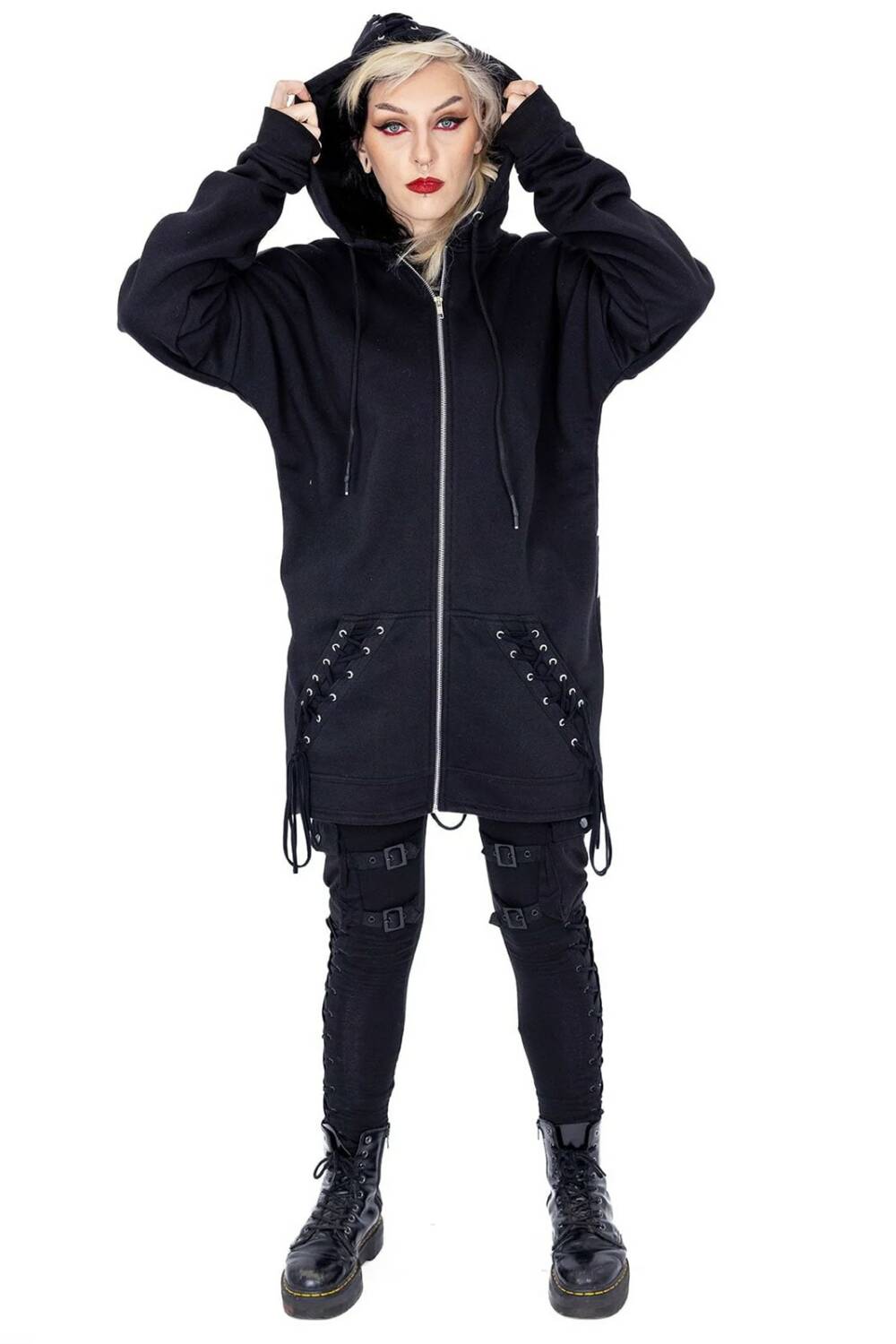 Vixxsin Zip-Hoody Asmodeus – Bild 3
