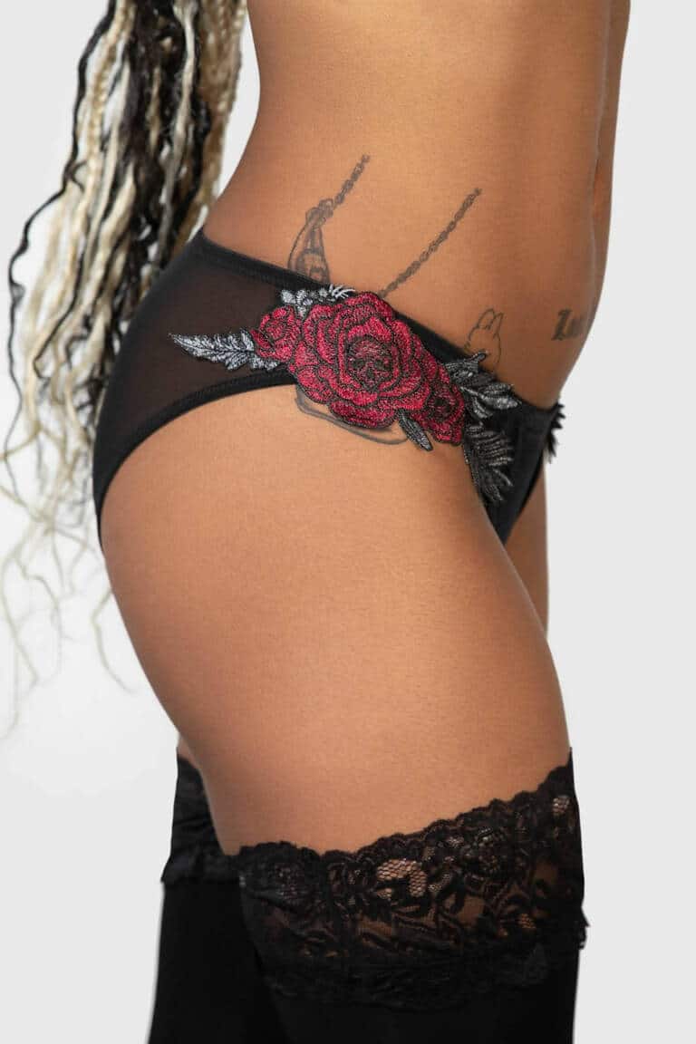Killstar Panty Pandoras Roses – Bild 3