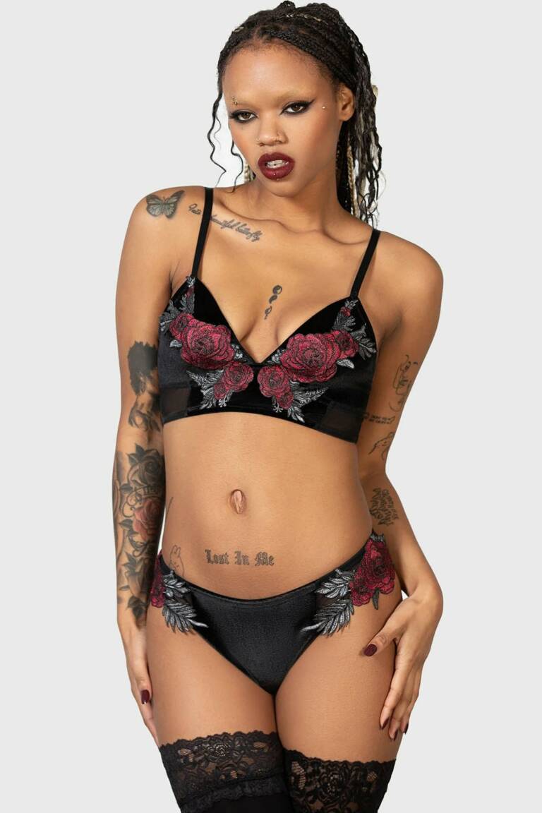 Killstar Panty Pandoras Roses – Bild 4