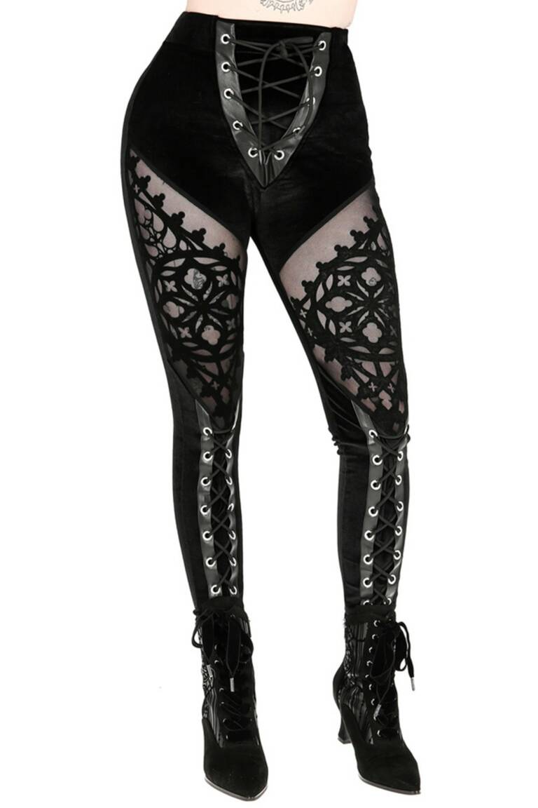 Restyle Legging Rosarium Flocked – Bild 3