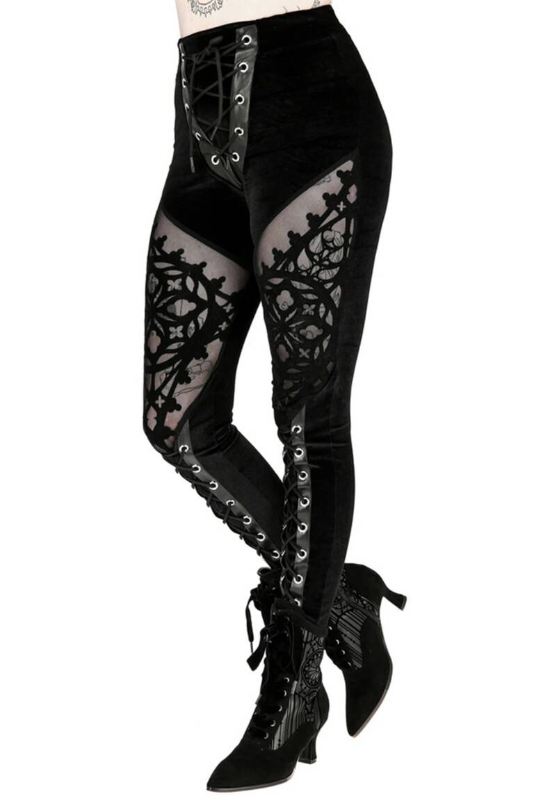 Restyle Legging Rosarium Flocked – Bild 6