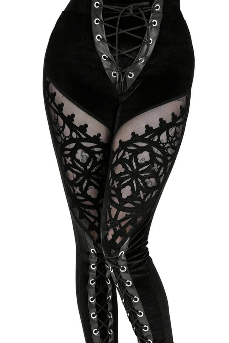 Restyle Legging Rosarium Flocked – Bild 8