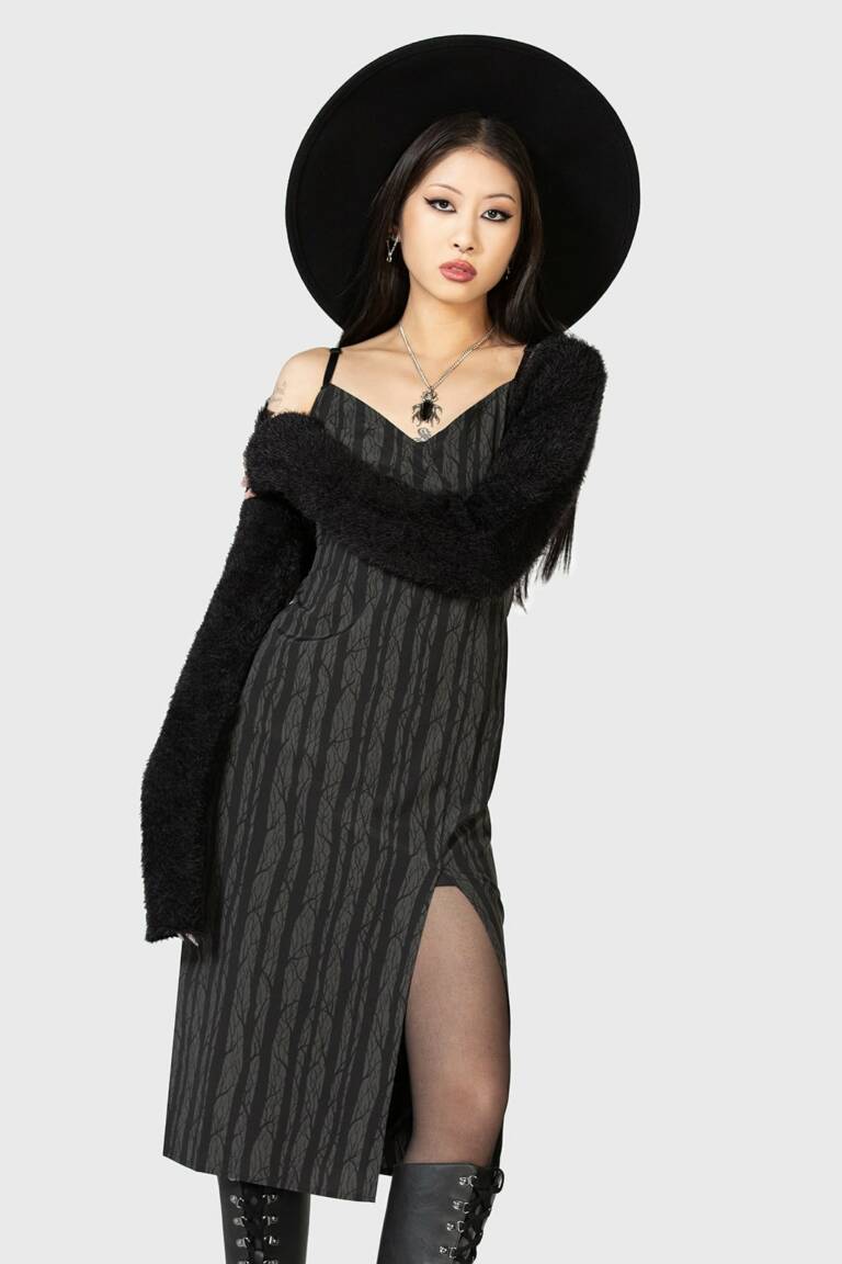 Killstar Kleid Moonlit Bloom – Bild 3