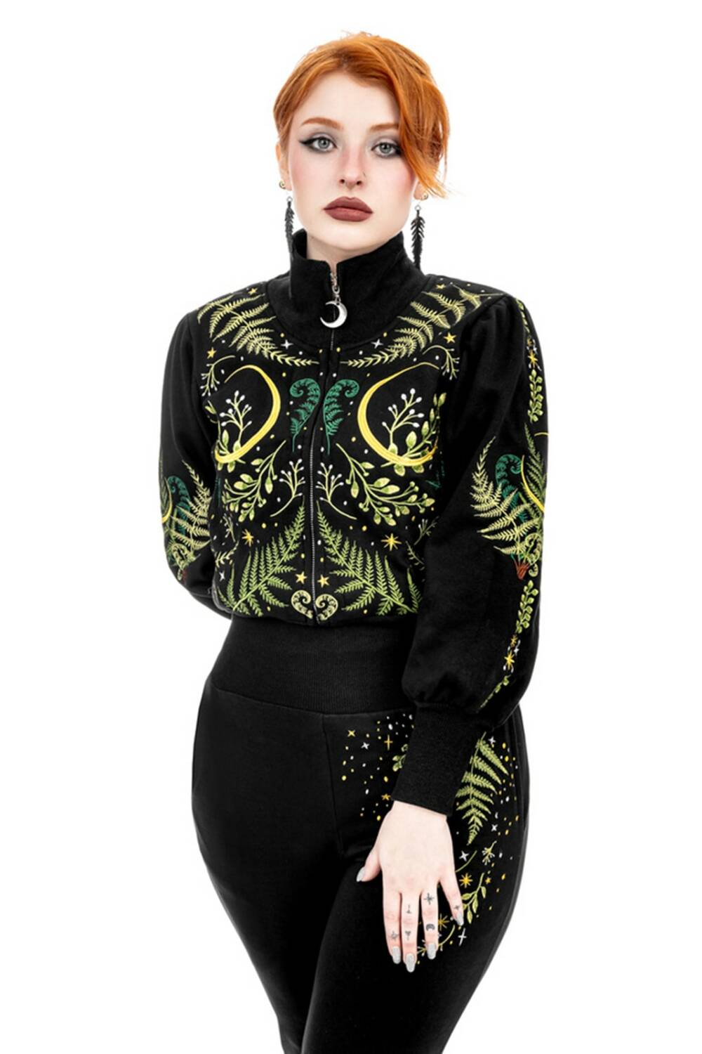 Restyle Sweatshirt Herbal Cropped – Bild 3