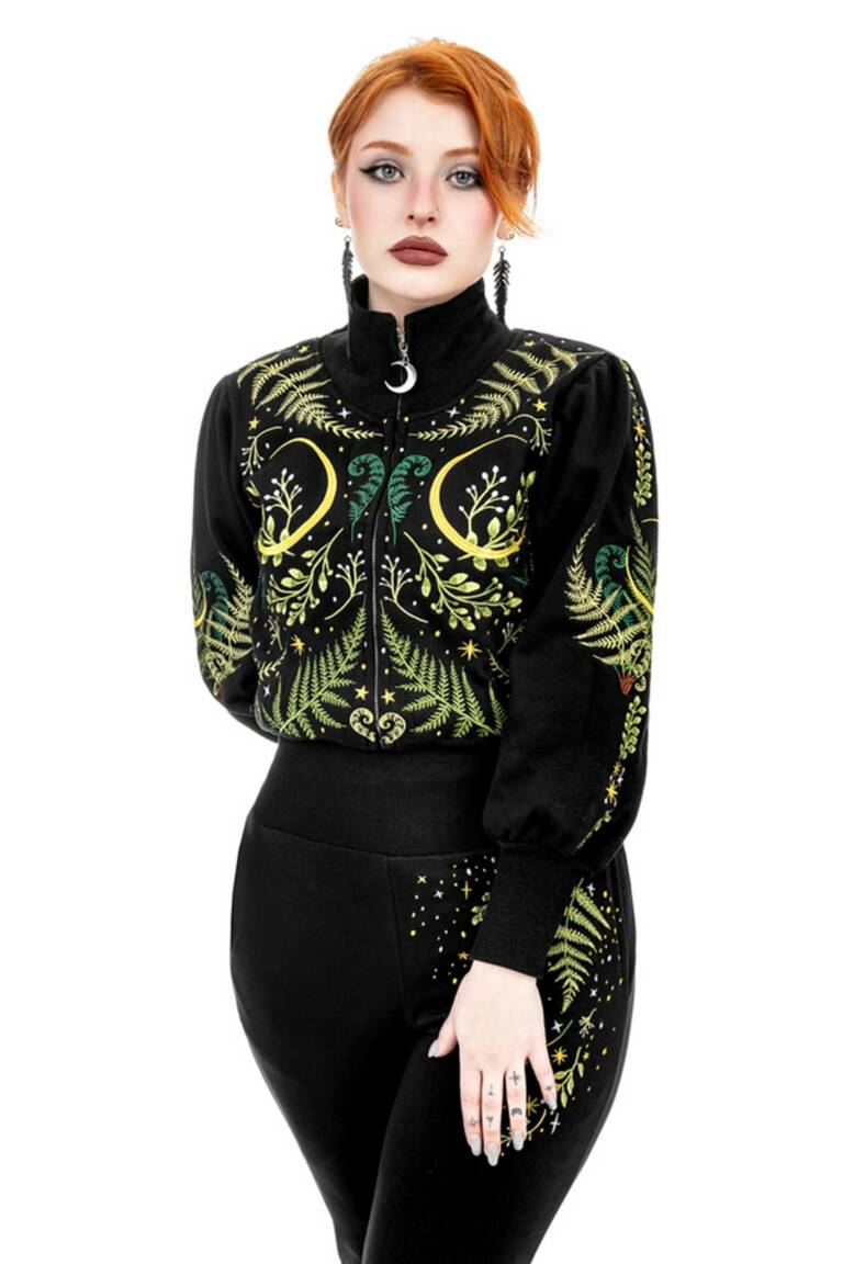 Restyle Sweatshirt Herbal Cropped – Bild 3