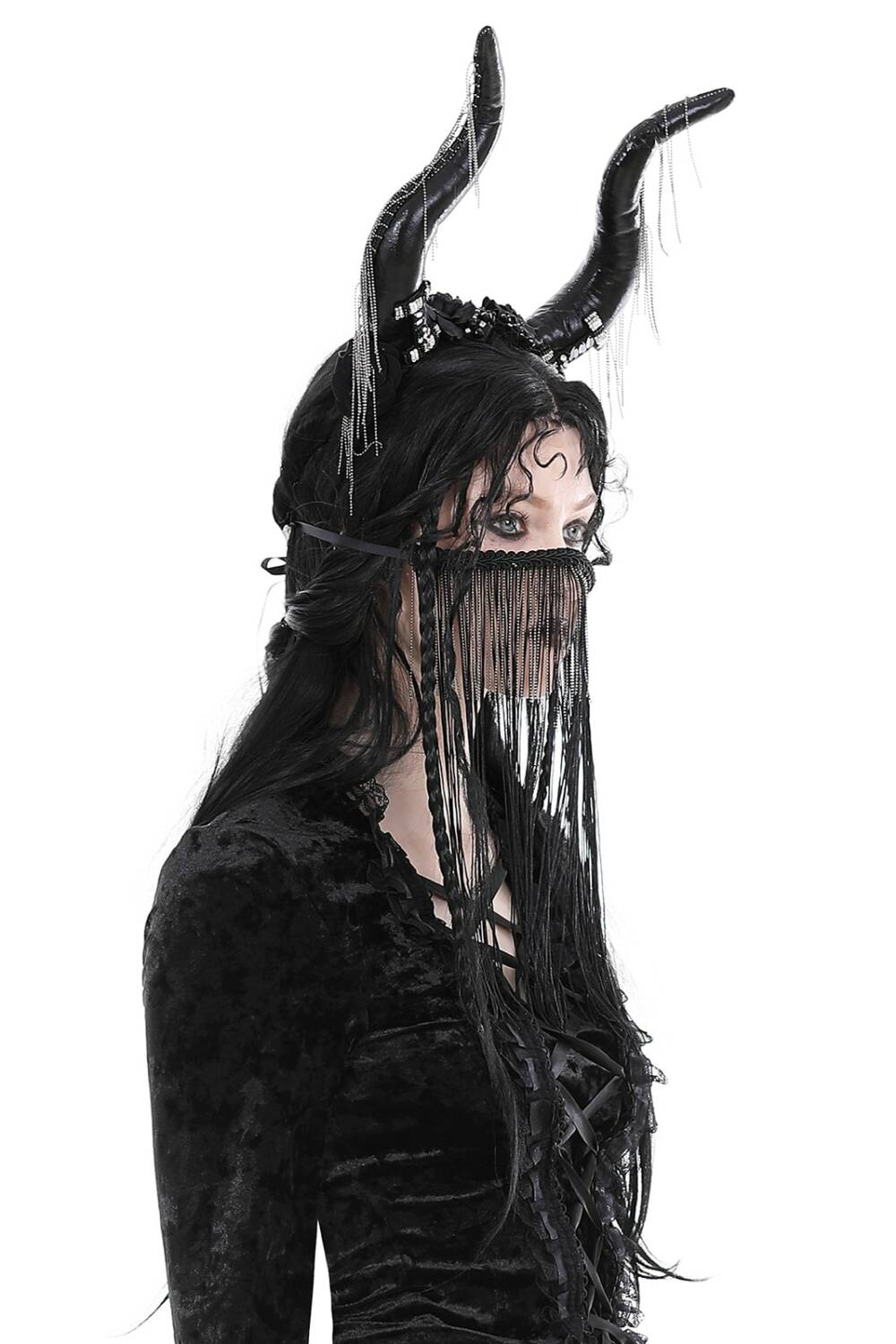 Dark In Love Haarreif Overseer Horns – Bild 2