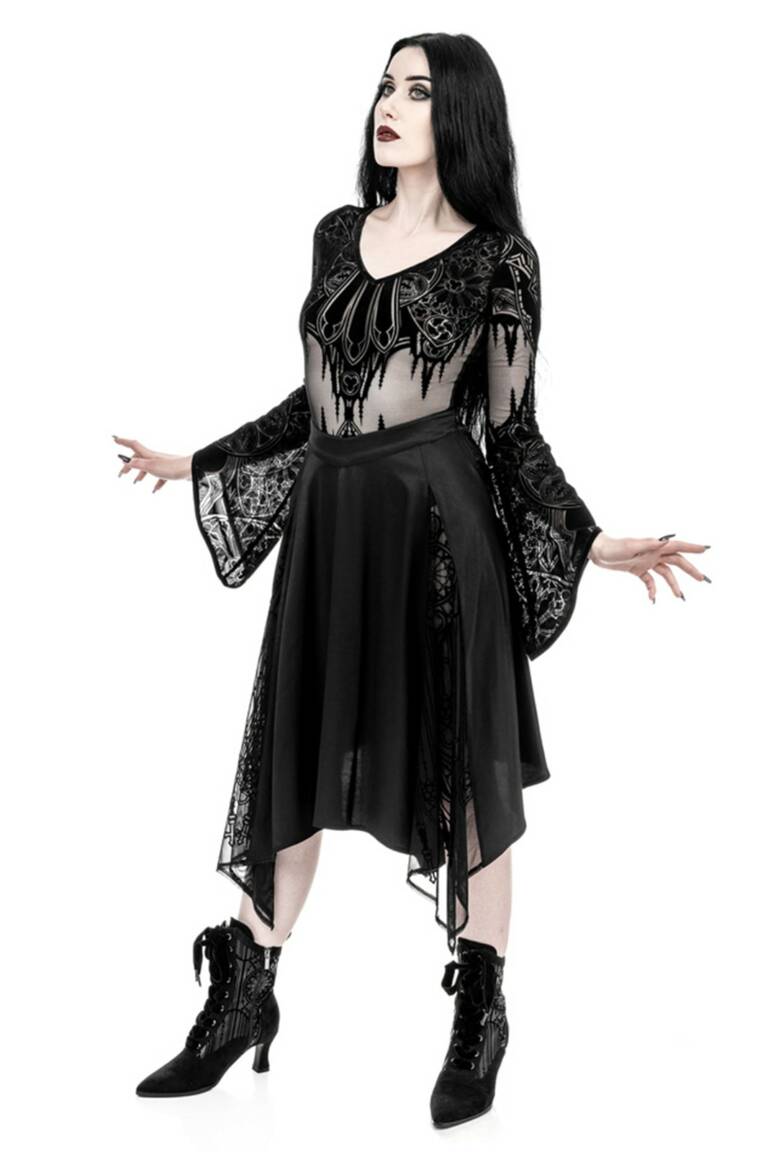 Restyle Body Gothic Chapel V-Neck – Bild 5