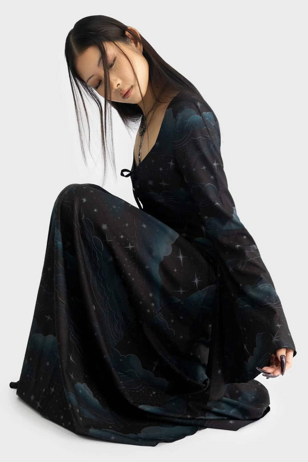 Killstar Kleid Dreamanicon Maxi – Bild 3