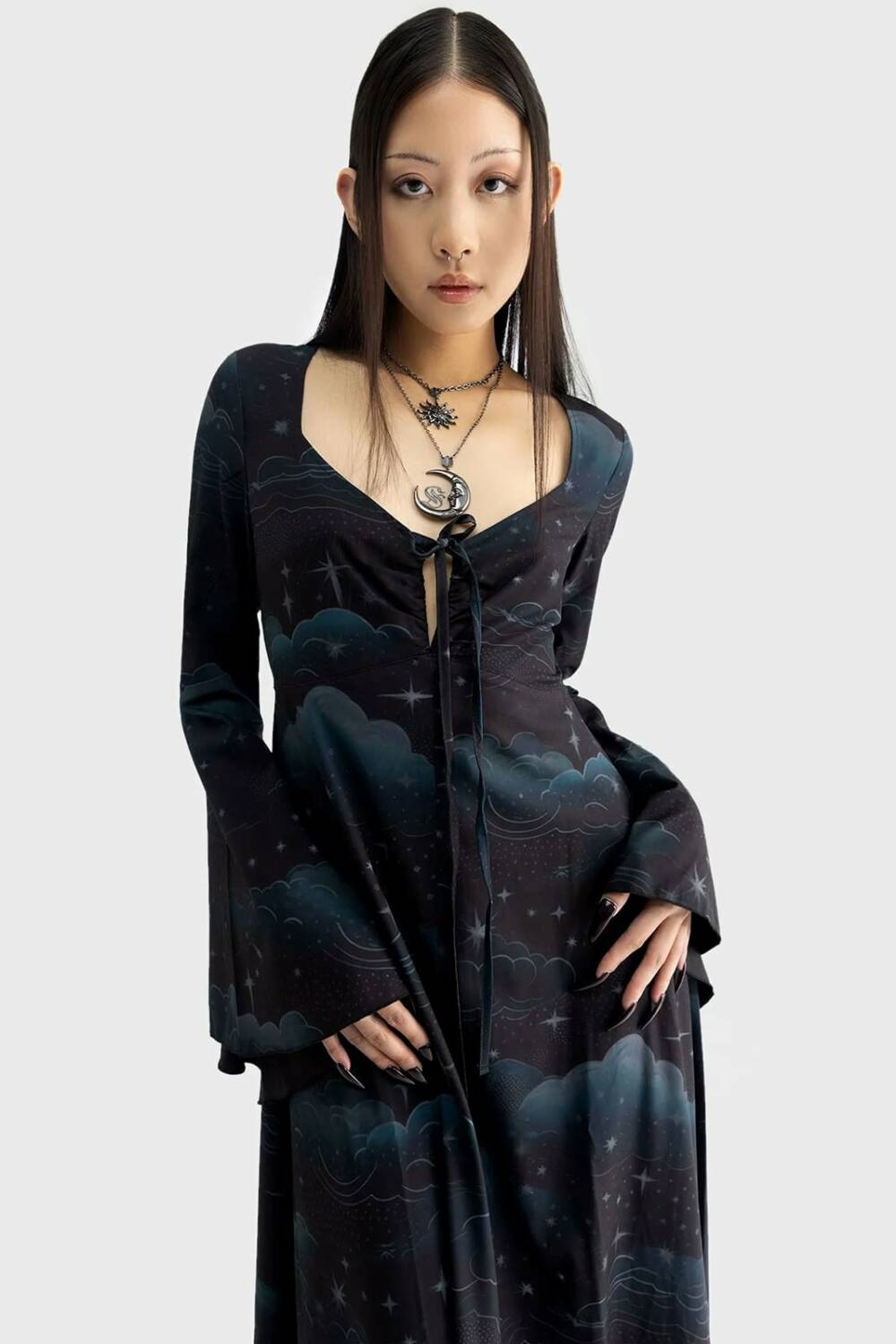 Killstar Kleid Dreamanicon Maxi – Bild 4