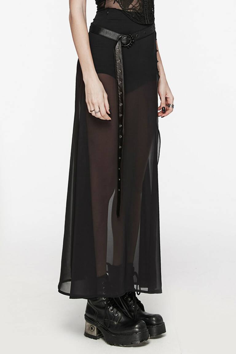 Punk rave overskirt Black Moon Rising – Bild 2