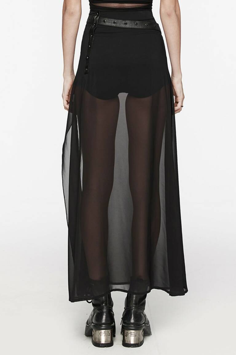 Punk rave overskirt Black Moon Rising – Bild 3