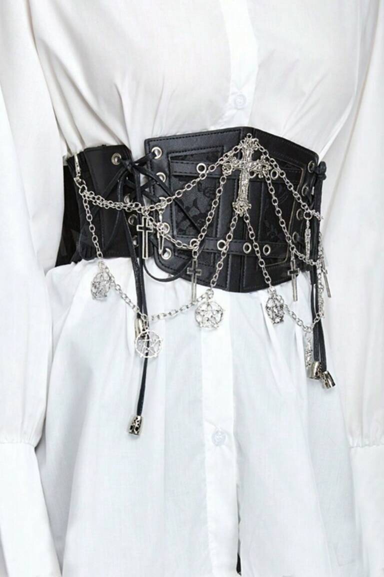 Romwe girdle Question of Faith – Bild 3