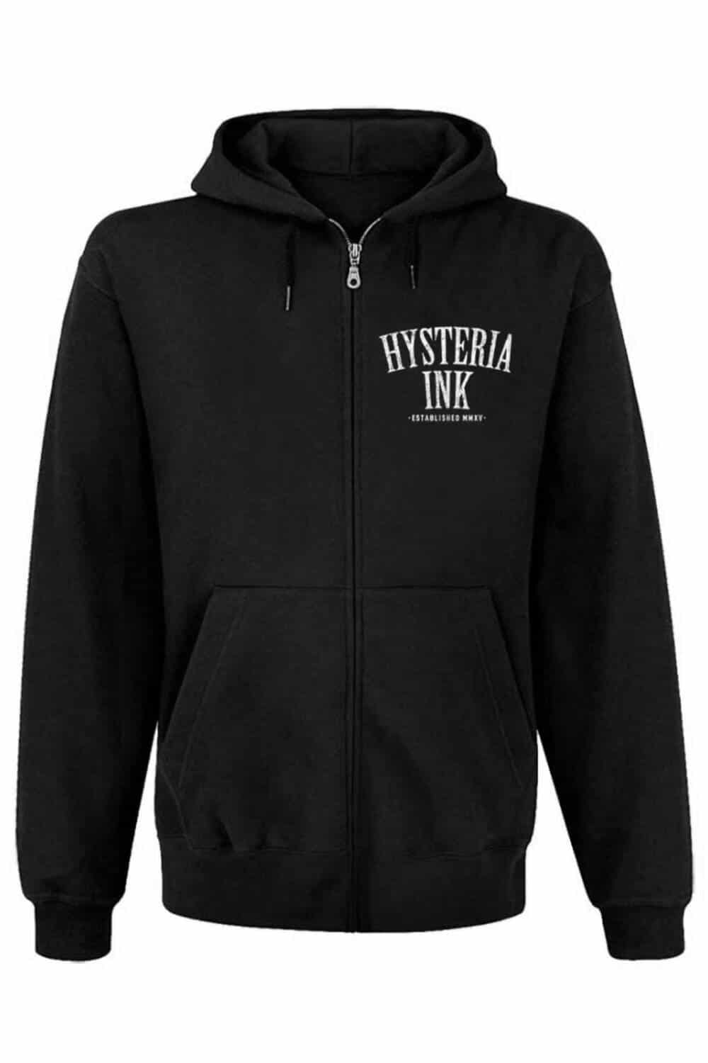 Hysteria Ink Zip-Hoody Coloured Wings of Ink – Bild 2