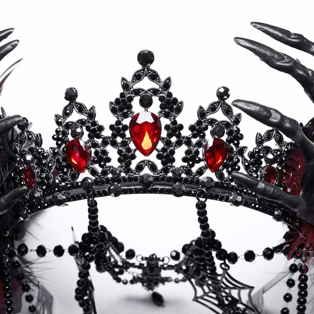 Punk Rave Tiara Krone Lady Occulta – Bild 4