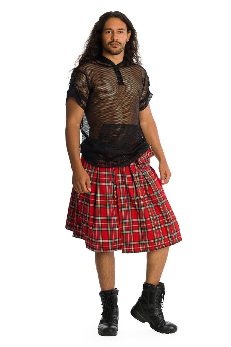 Banned Kilt Red Tartan – Bild 2