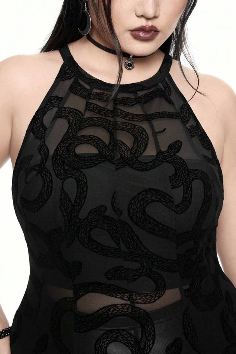 Romwe dress Bite of Apophis – Bild 3