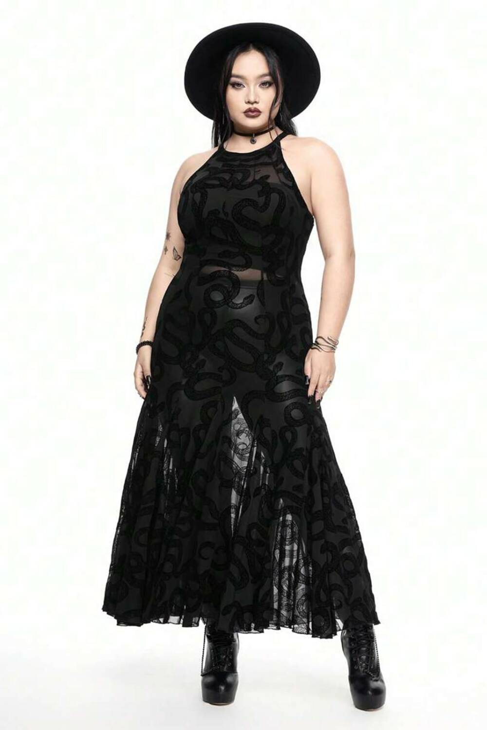 Romwe Kleid Bite of Apophis – Bild 4