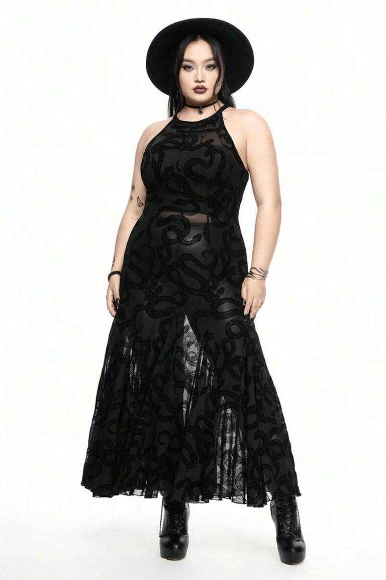 Romwe dress Bite of Apophis – Bild 4