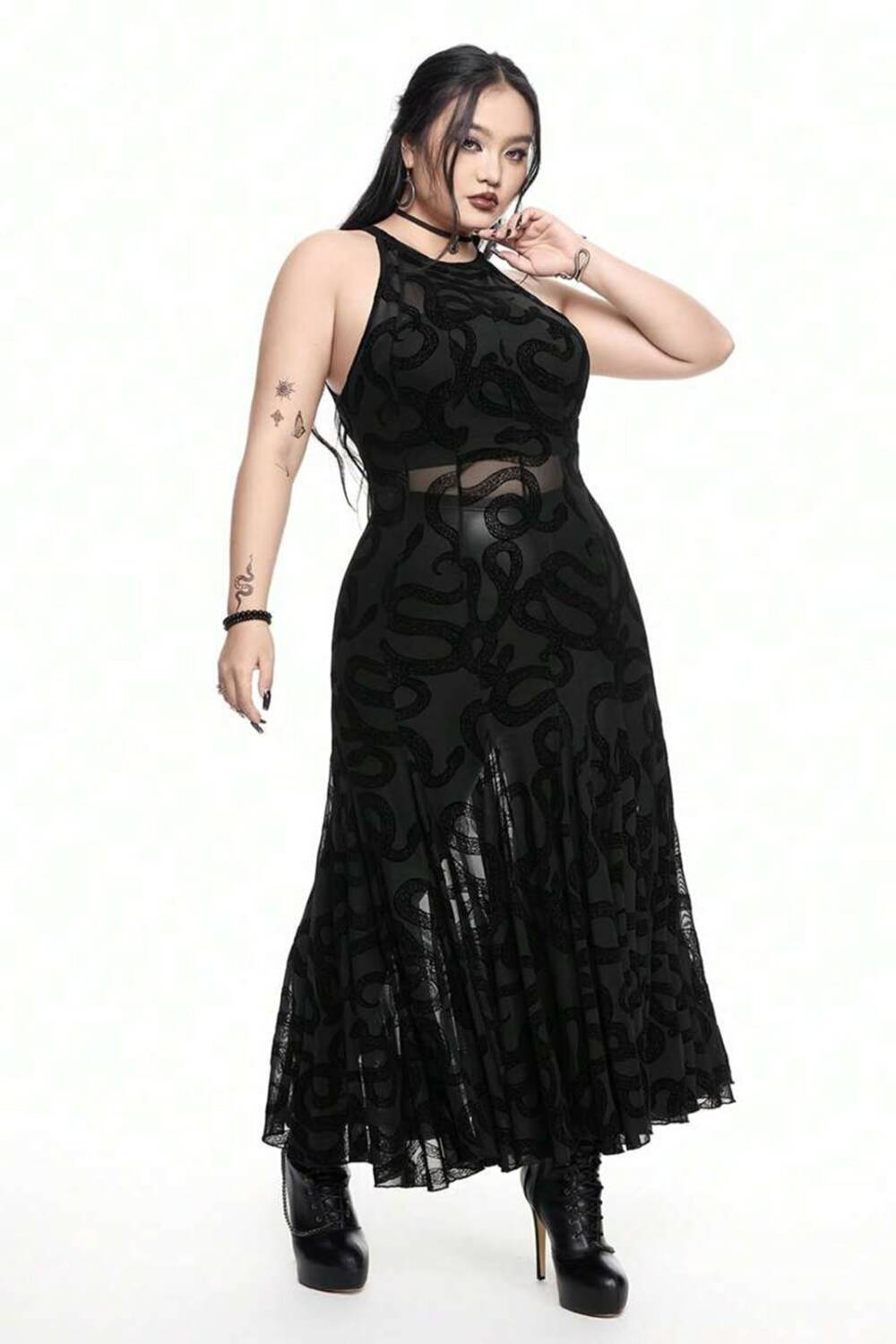 Romwe Kleid Bite of Apophis – Bild 5