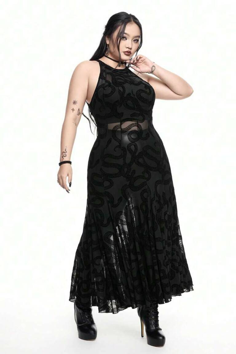 Romwe dress Bite of Apophis – Bild 5