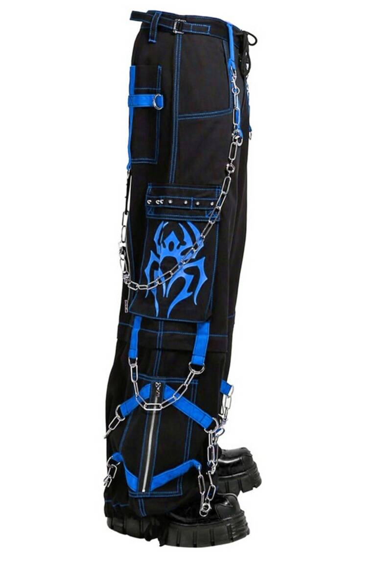 Black Soul Hose Gothic Spider – Bild 2