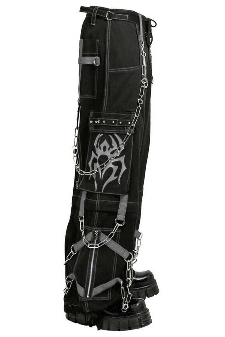 Black Soul Hose Gothic Spider – Bild 2