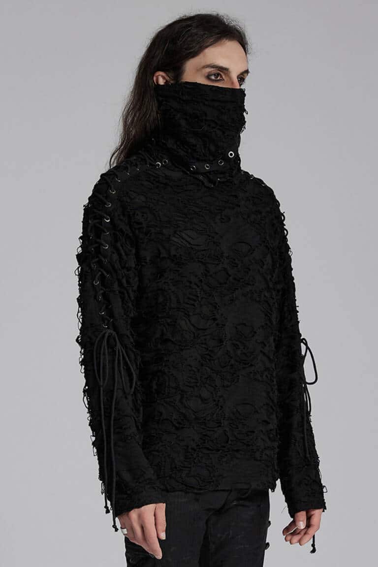 Punk Rave Shirt Dark Abyss Masked – Bild 2