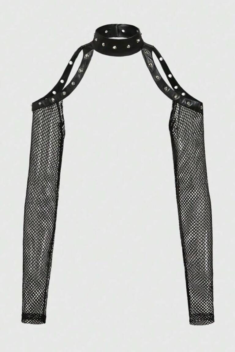 Romwe Top Nexus Grid Harness – Bild 3