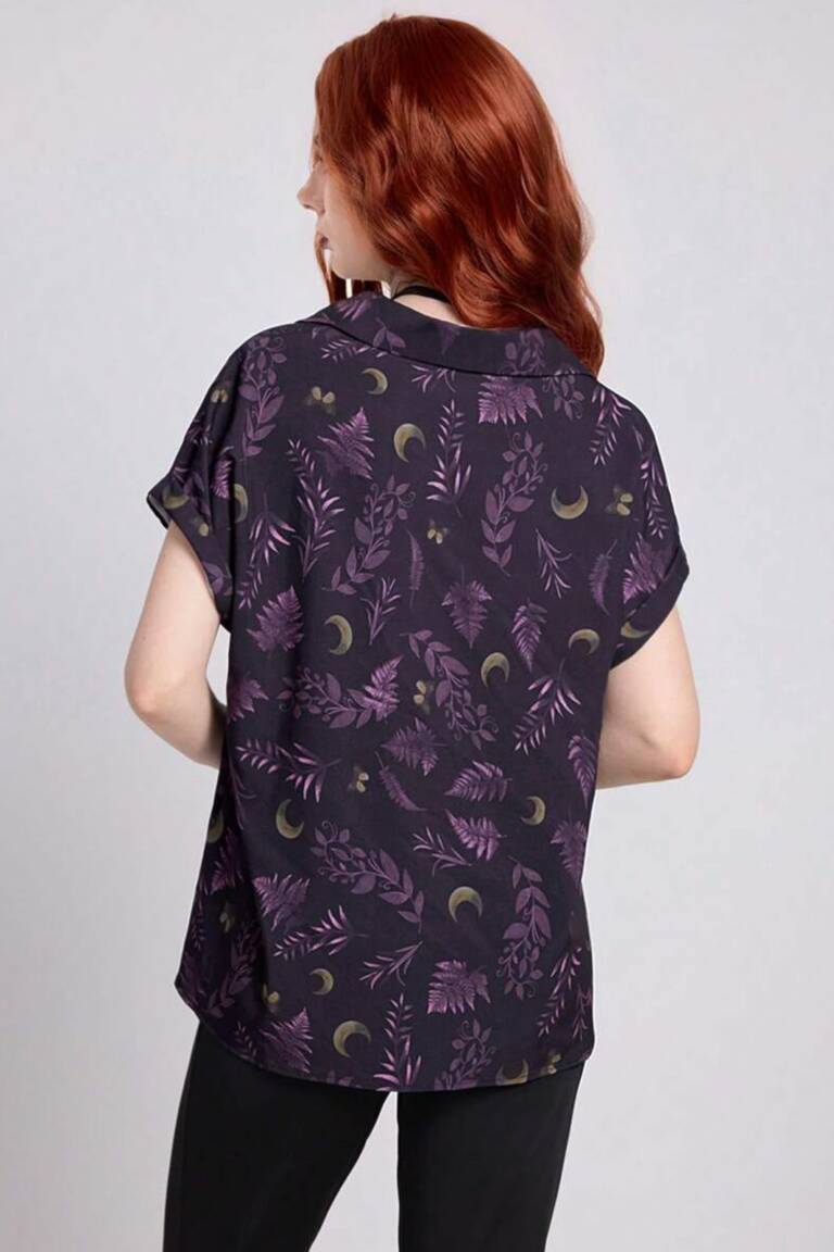 Romwe blouse Moonroot Botanica – Bild 2