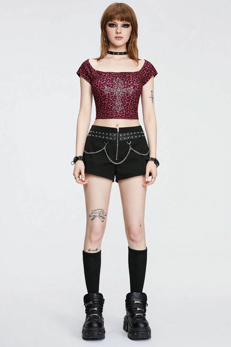 Romwe Shorts Chainlash – Bild 3